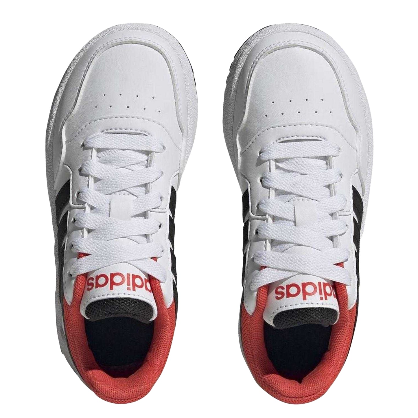 White - Side - Adidas Childrens-Kids 3.0 Shoes