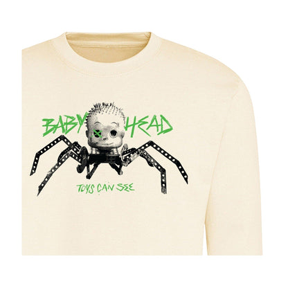 Off White - Side - Toy Story Unisex Adult Baby Head Sweatshirt