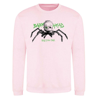 Pink - Front - Toy Story Unisex Adult Baby Head Sweatshirt