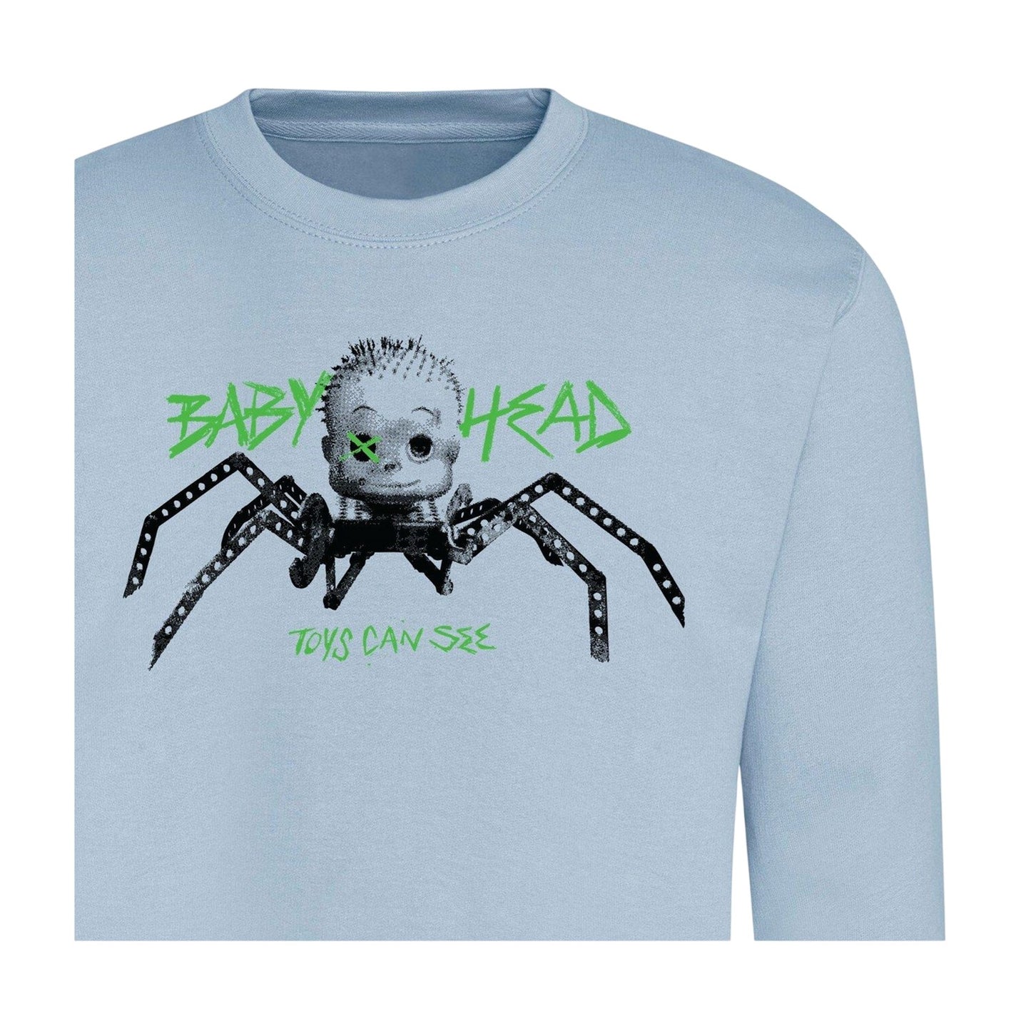 Blue - Side - Toy Story Unisex Adult Baby Head Sweatshirt
