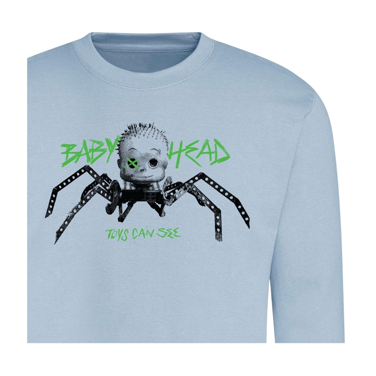 Blue - Side - Toy Story Unisex Adult Baby Head Sweatshirt