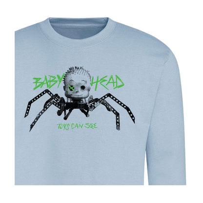 Blue - Side - Toy Story Unisex Adult Baby Head Sweatshirt
