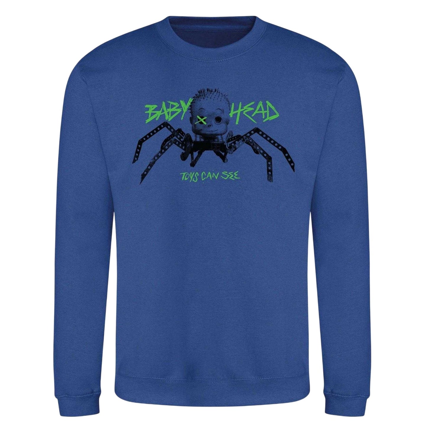 Dark Blue - Front - Toy Story Unisex Adult Baby Head Sweatshirt