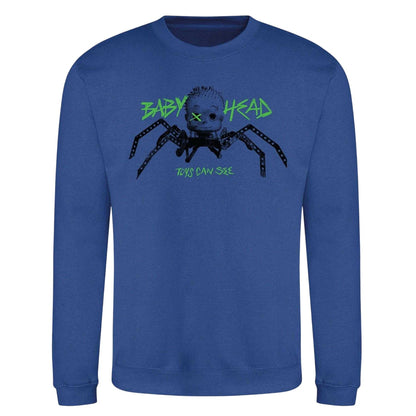 Dark Blue - Front - Toy Story Unisex Adult Baby Head Sweatshirt