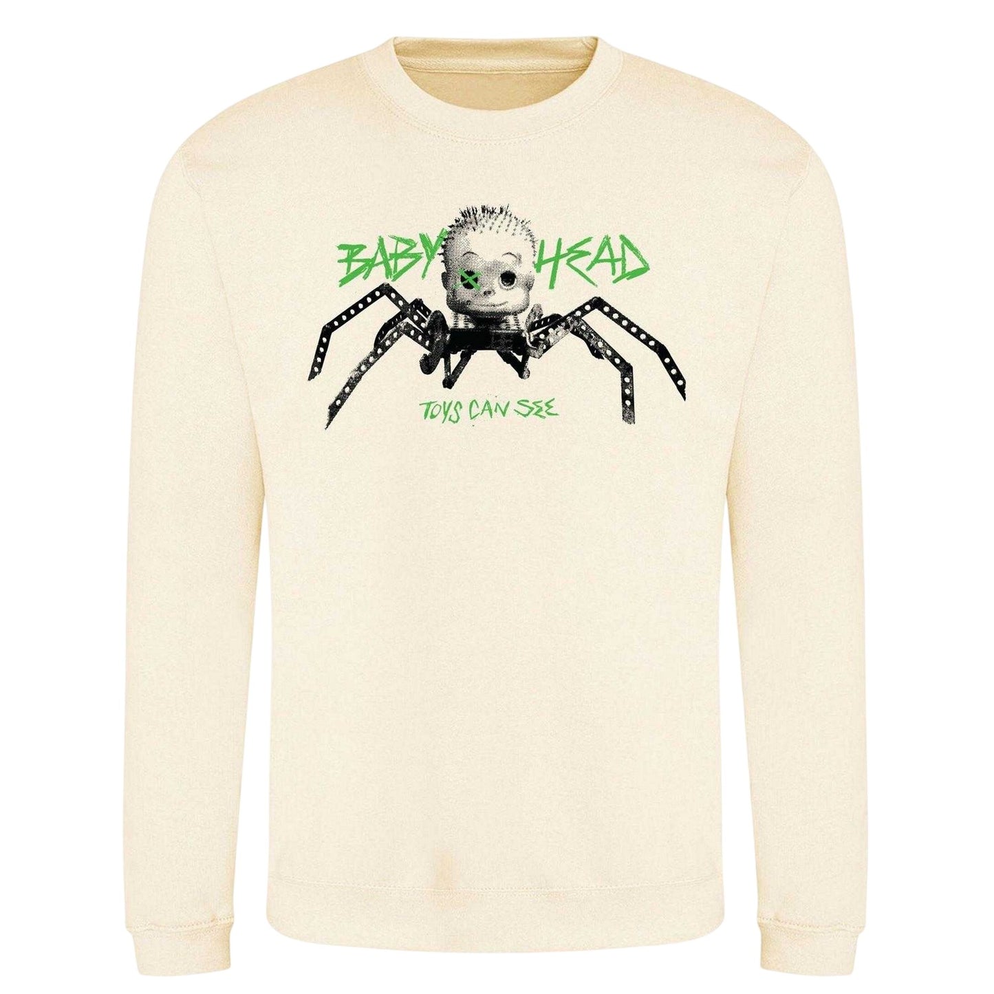 Off White - Front - Toy Story Unisex Adult Baby Head Sweatshirt