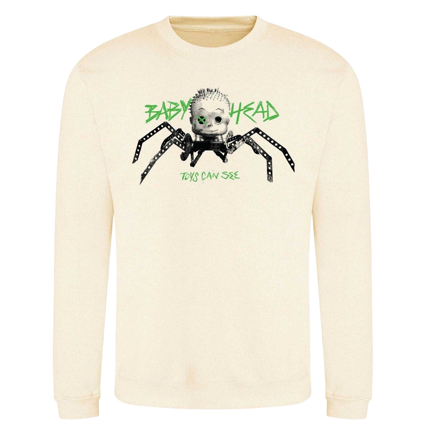 Off White - Front - Toy Story Unisex Adult Baby Head Sweatshirt