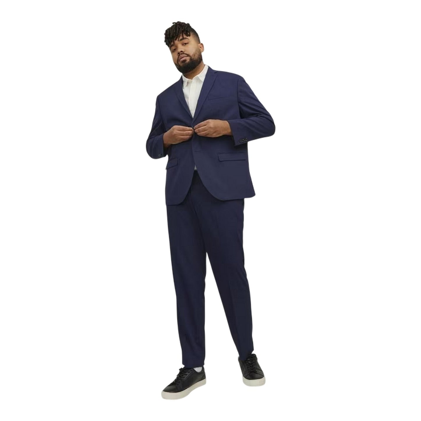 Blue - Side - Jack And Jones Mens Regular Blazer