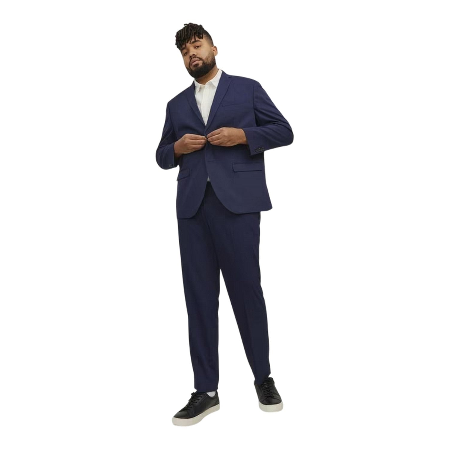 Blue - Side - Jack And Jones Mens Regular Blazer