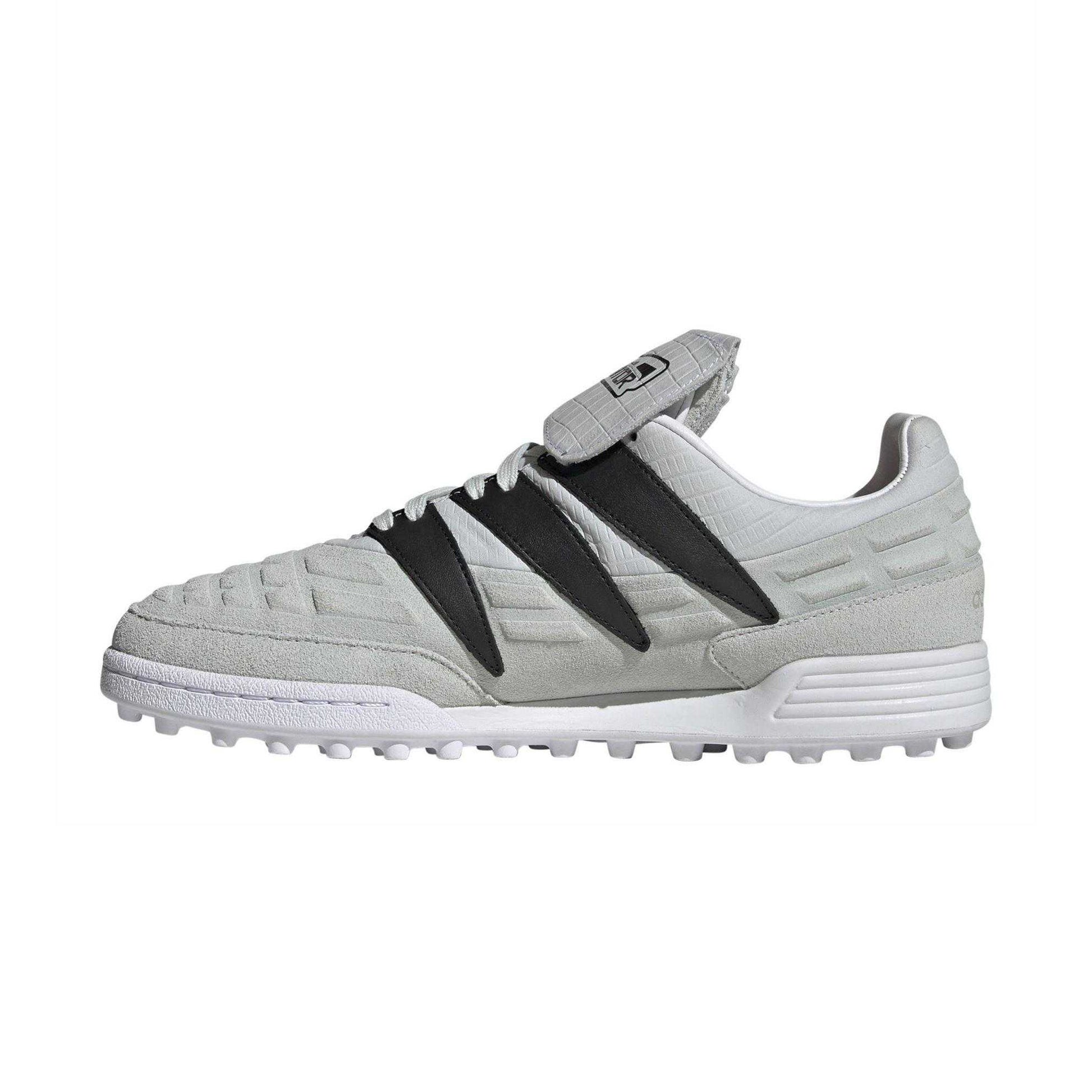 White - Back - Adidas Childrens-Kids Predator 94 Suede Astro Turf Trainers
