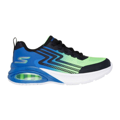 Blue-Green - Front - Skechers Childrens-Kids Microspec Trainers