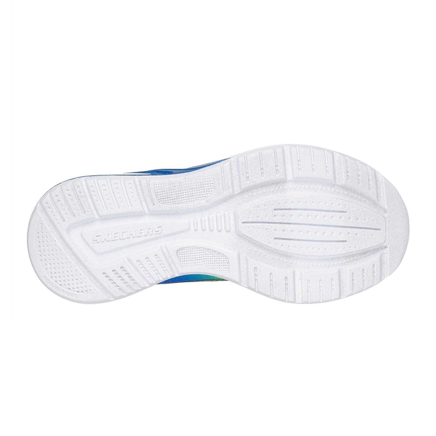 Blue-Green - Lifestyle - Skechers Childrens-Kids Microspec Trainers