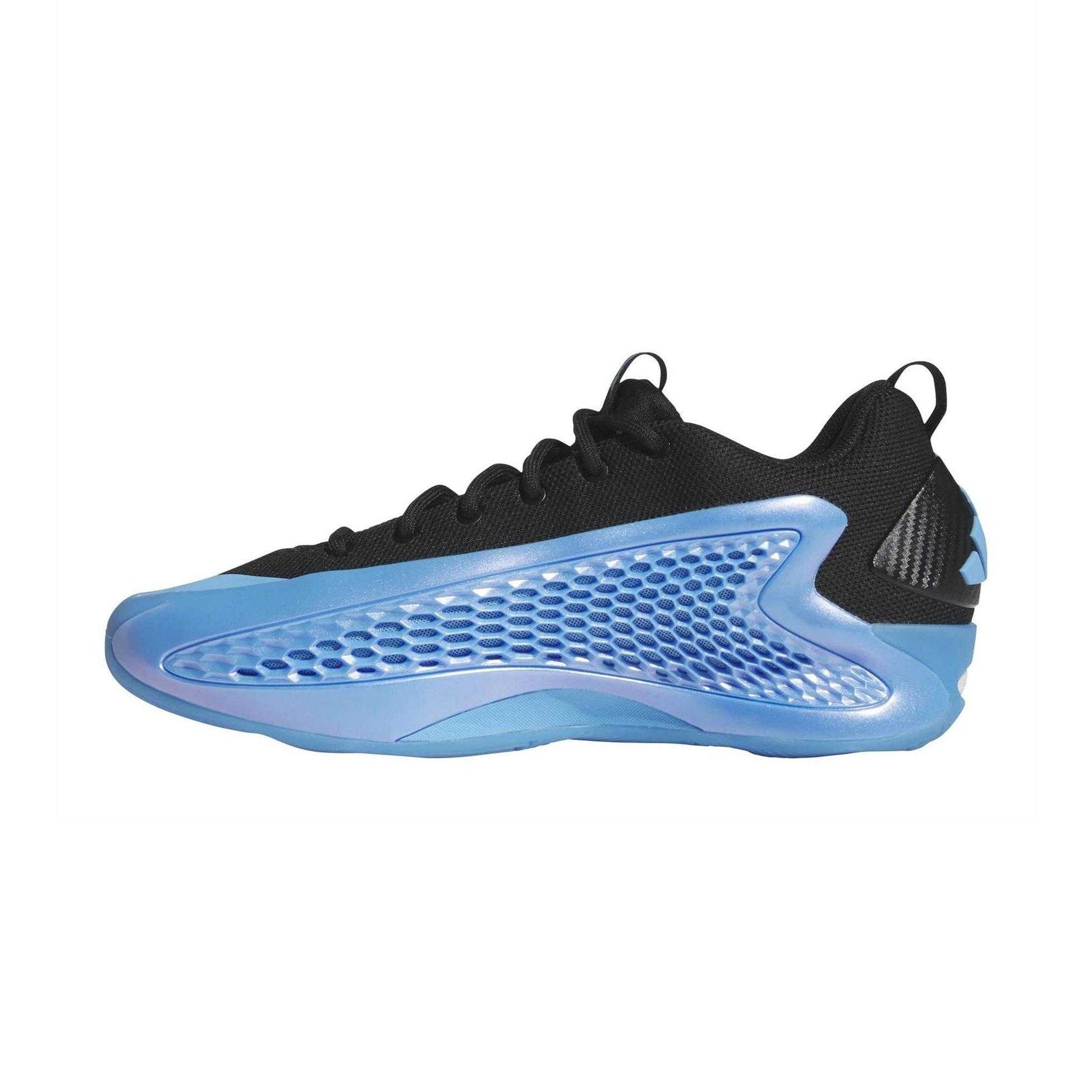 Blue Burst - Back - Adidas Mens Anthony Edwards Textured Lace Up Basketball Shoes