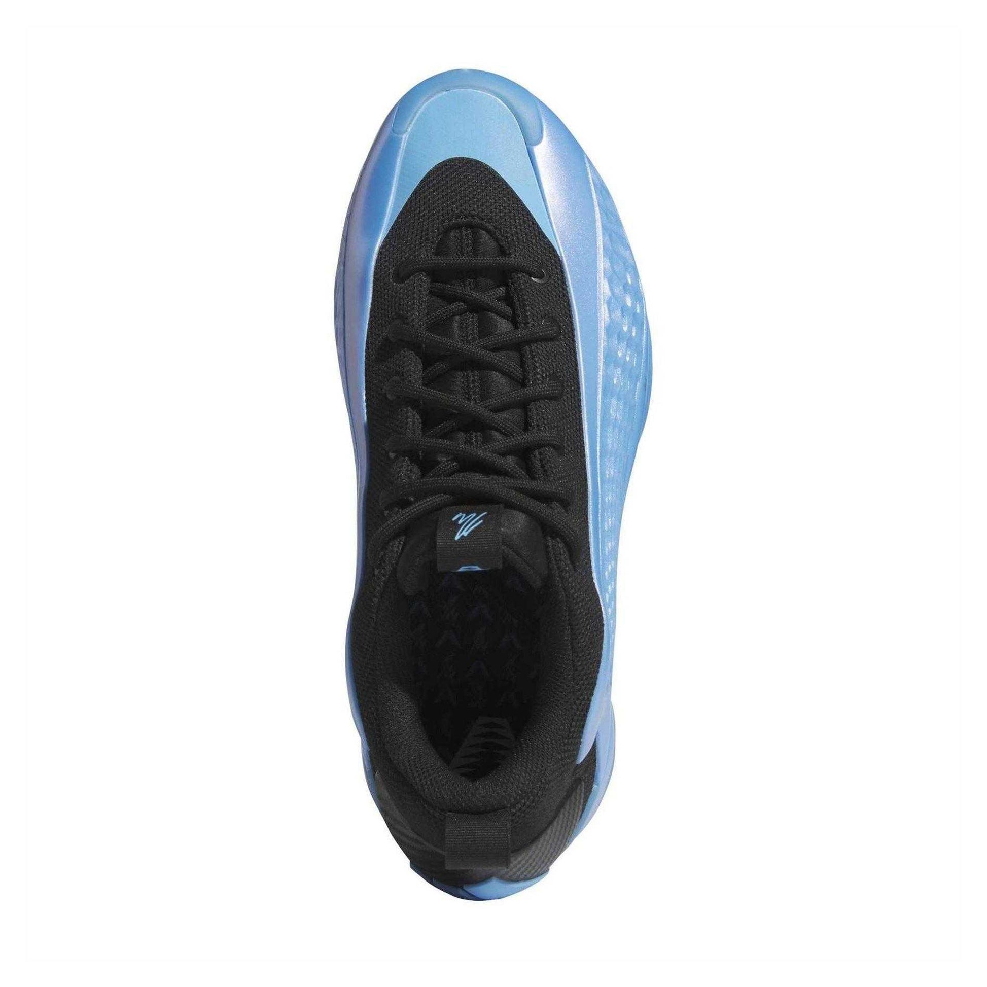 Blue Burst - Side - Adidas Mens Anthony Edwards Textured Lace Up Basketball Shoes