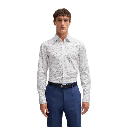 Light Blue - Front - Boss Mens Hank Kent Shirt