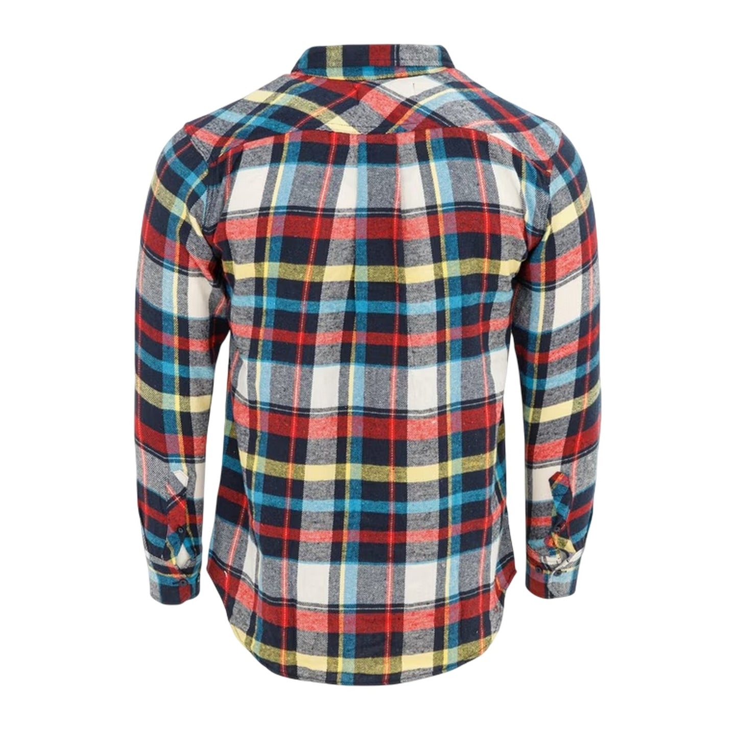 Multicoloured - Back - Firetrap Mens Plaid Shirt