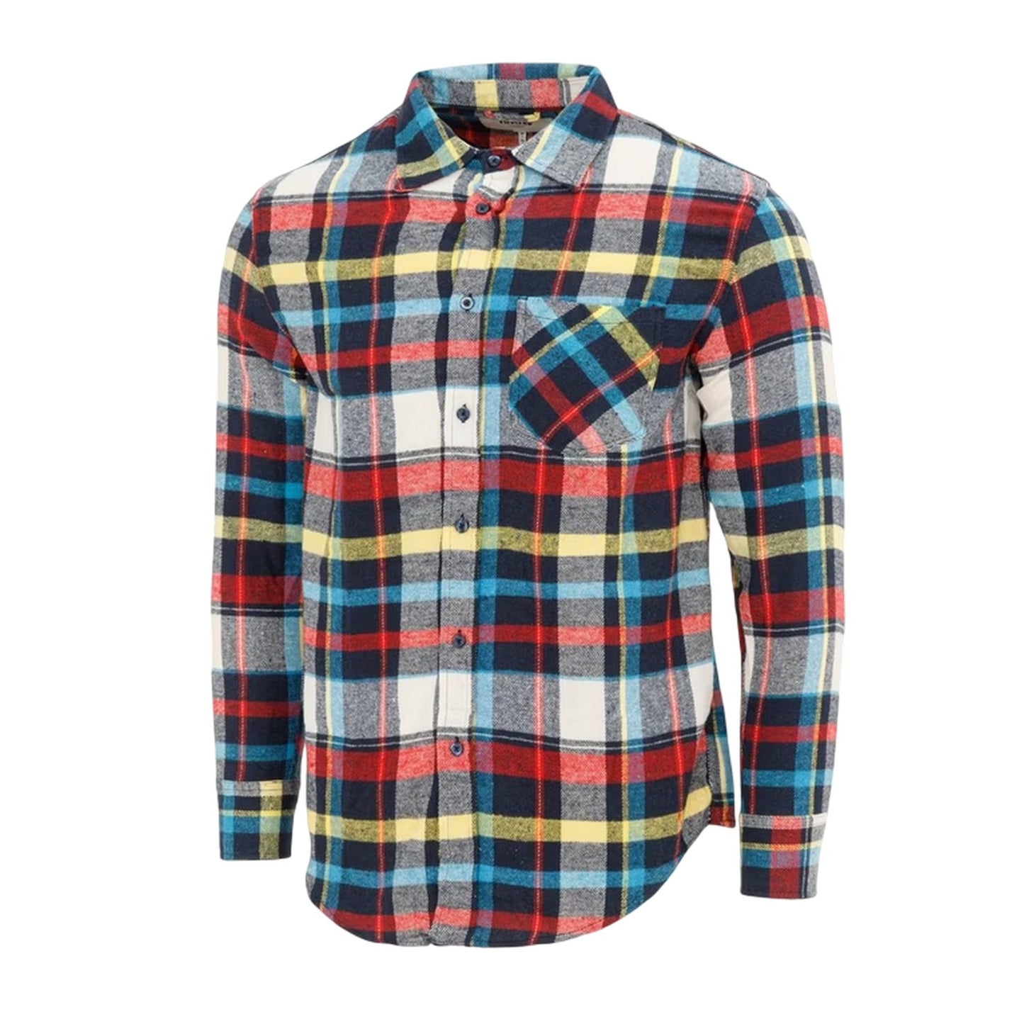 Multicoloured - Side - Firetrap Mens Plaid Shirt