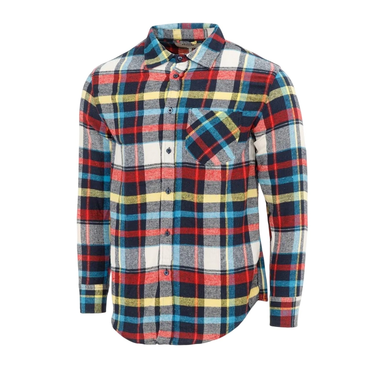 Multicoloured - Side - Firetrap Mens Plaid Shirt