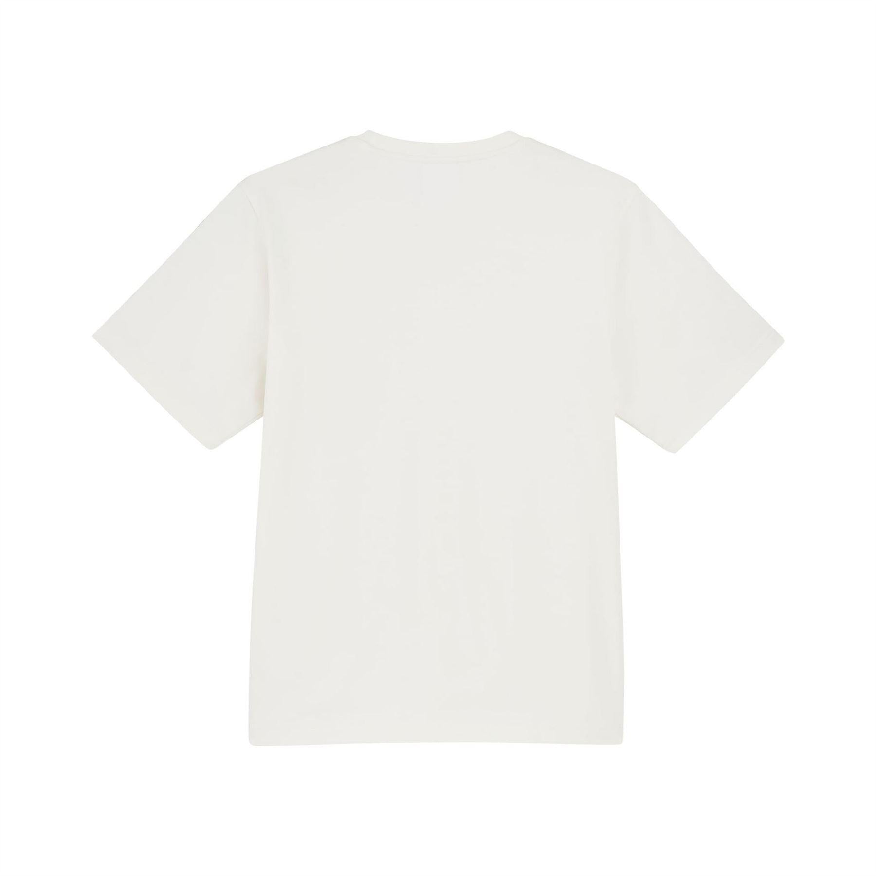 Off White - Back - Off White Womens-Ladies Regular Crop T-Shirt