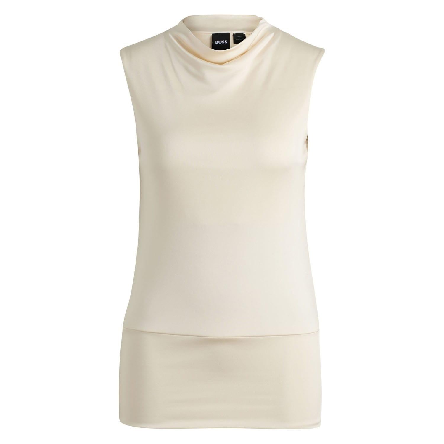 White - Front - Boss Womens-Ladies Esensa Sleeveless Top