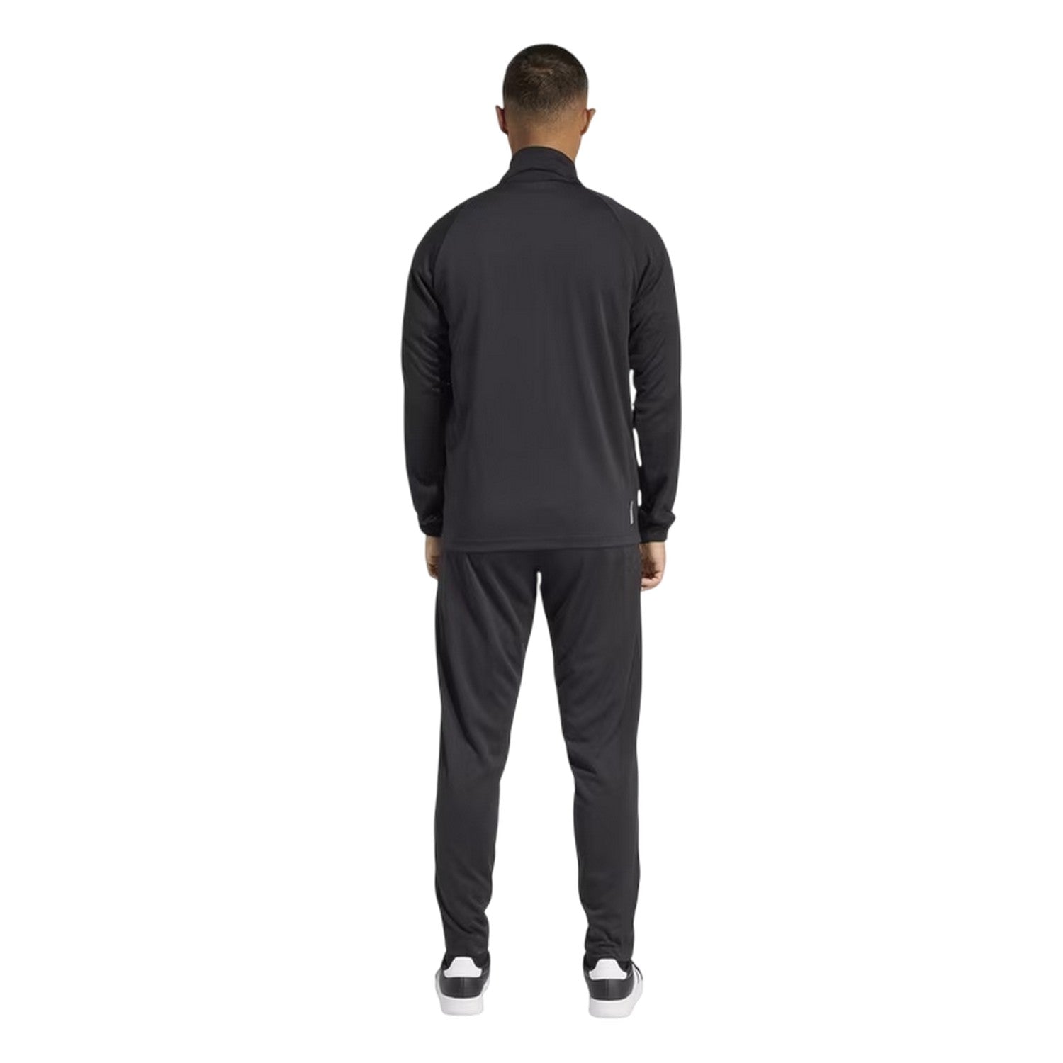 Black-White - Back - Adidas Mens Sereno Moisture Wicking Tracksuit
