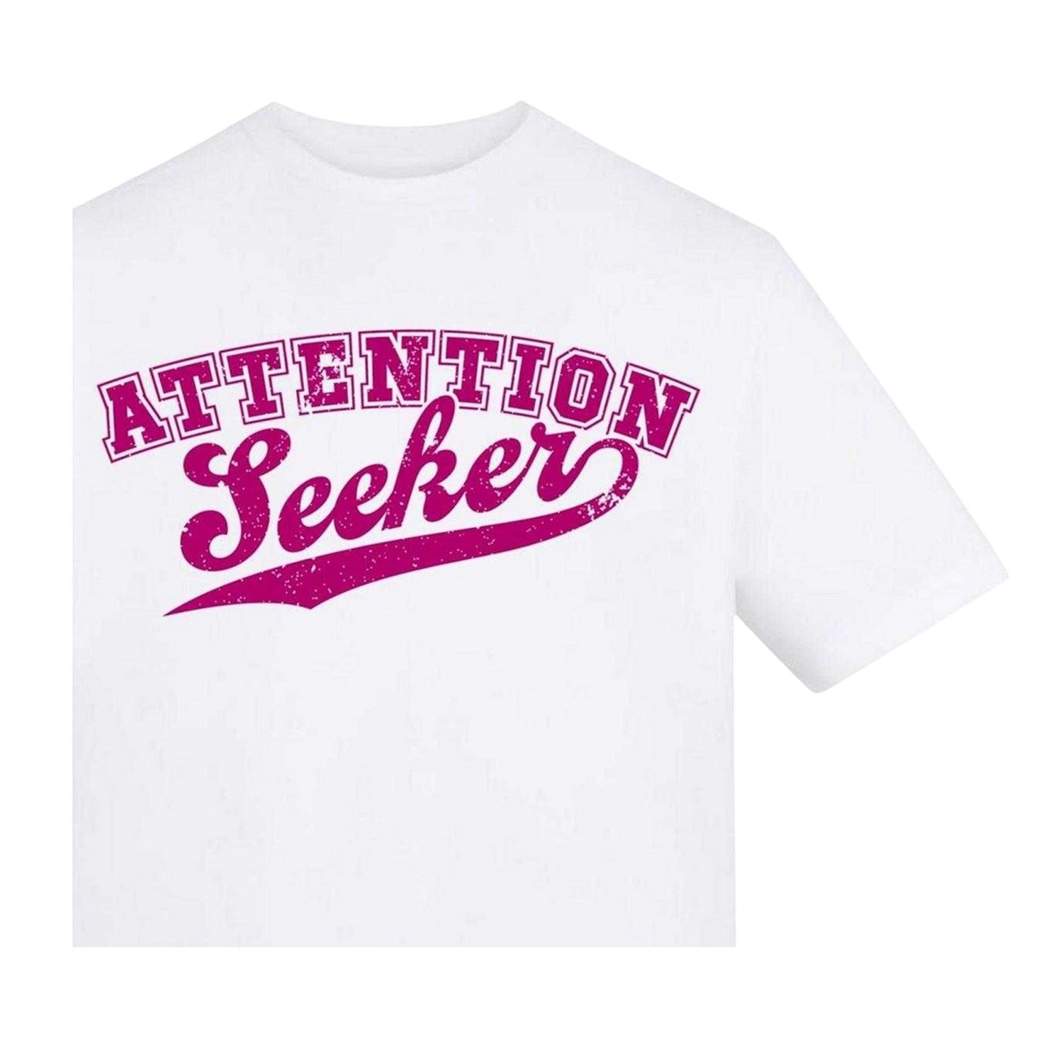 White - Side - AWD Mens Attention Seeker T-Shirt