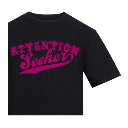 Black - Side - AWD Mens Attention Seeker T-Shirt