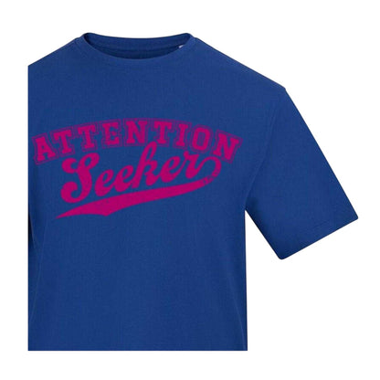 Blue - Side - AWD Mens Attention Seeker T-Shirt