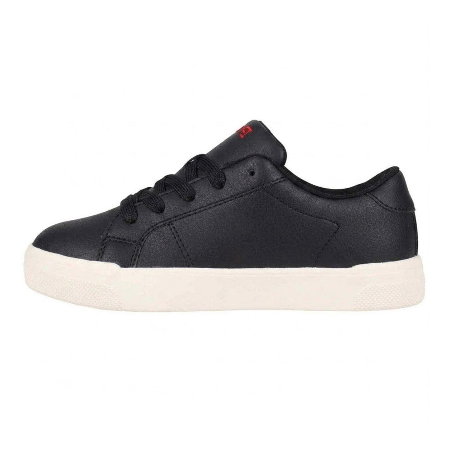 Black-Red - Back - Ralph Lauren Childrens-Kids Sutton Trainers