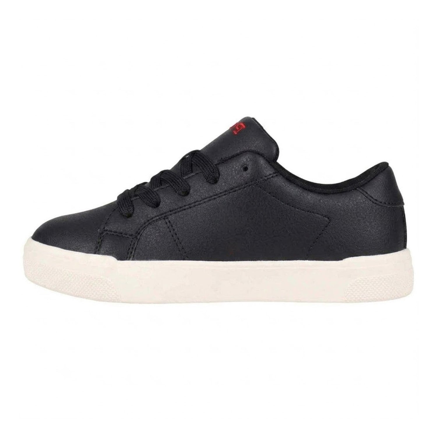 Black-Red - Back - Ralph Lauren Childrens-Kids Sutton Trainers