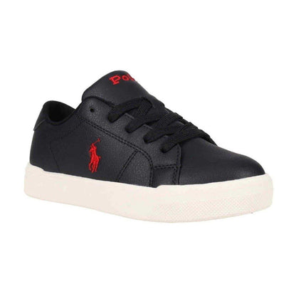 White-Gold - Front - Ralph Lauren Childrens-Kids Sutton Trainers