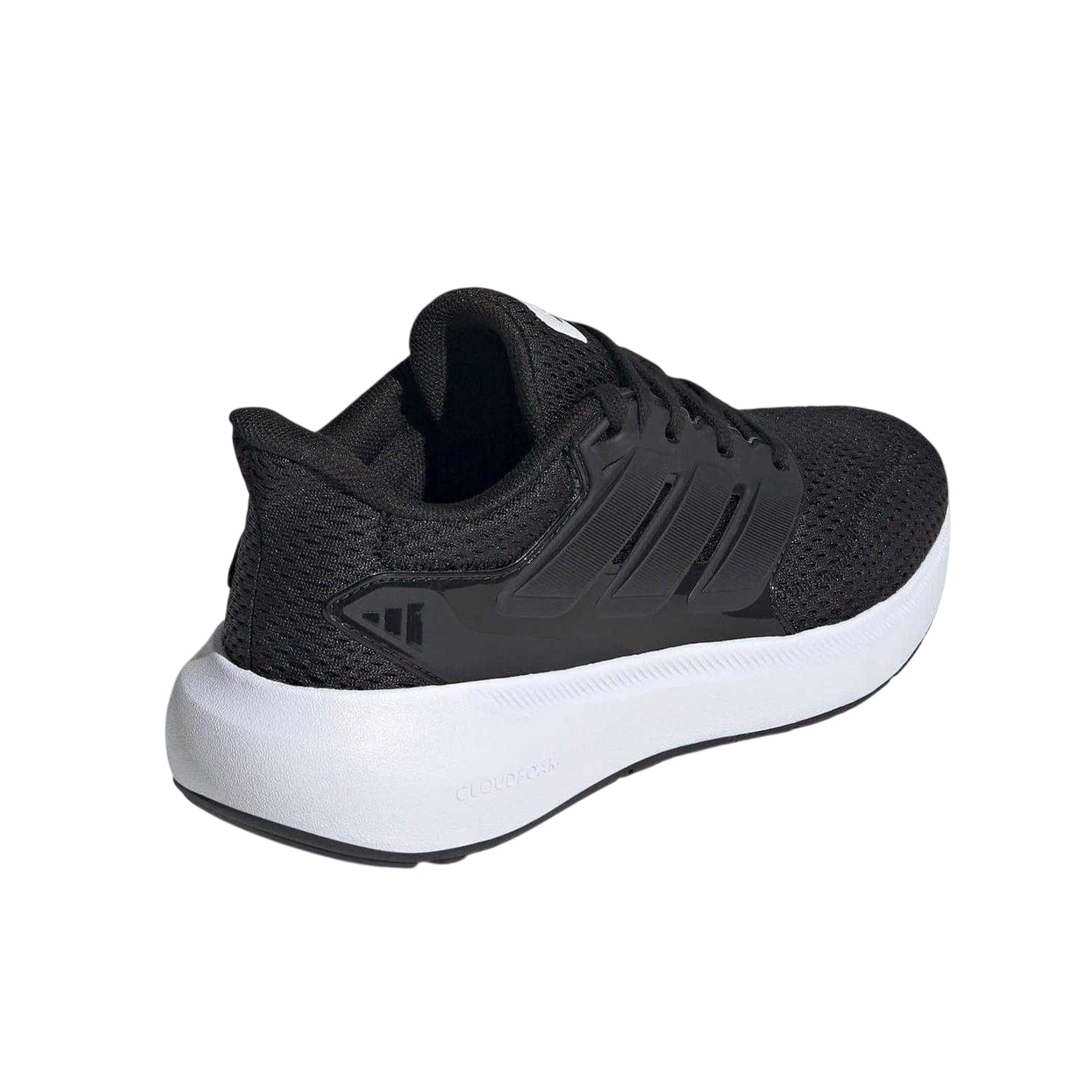 Black-White - Back - Adidas Childrens-Kids Ultimashow Cloudfoam Running Shoes