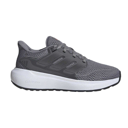 Grey-Red - Front - Adidas Childrens-Kids Ultimashow Cloudfoam Running Shoes