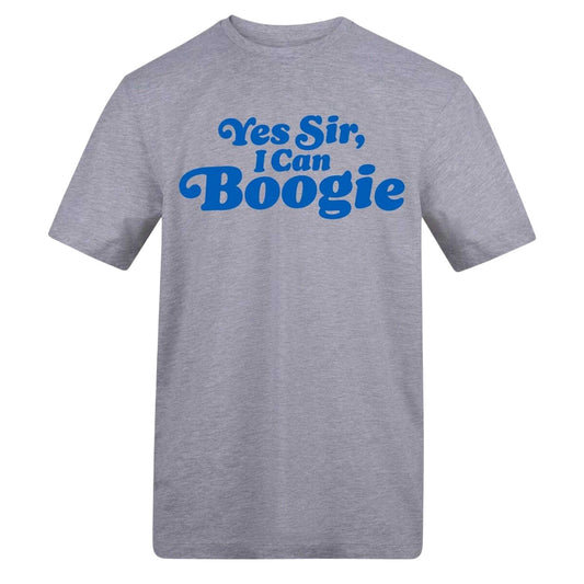 Grey - Front - AWD Mens Yes Sir, I Can Boogie T-Shirt