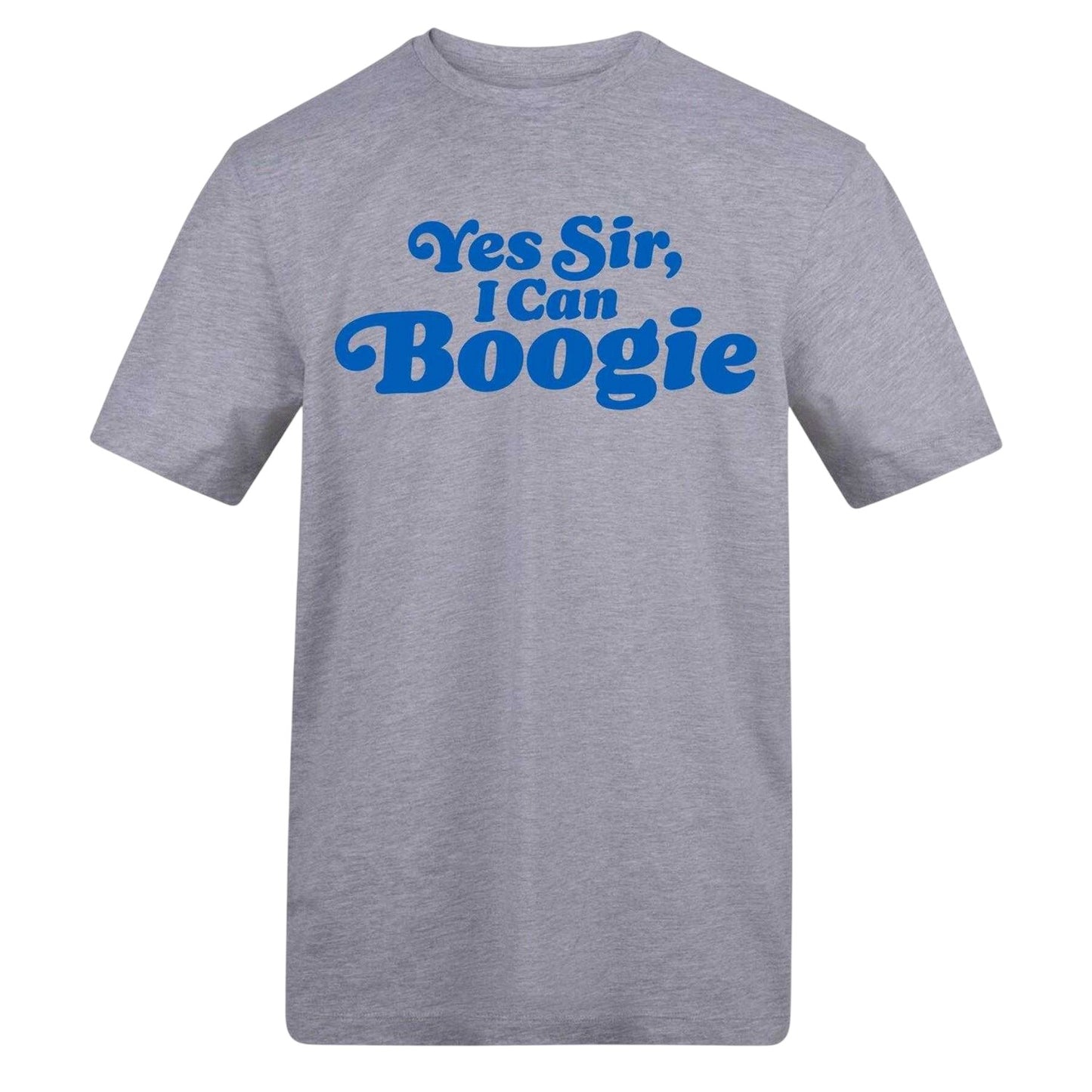Grey - Front - AWD Mens Yes Sir, I Can Boogie T-Shirt