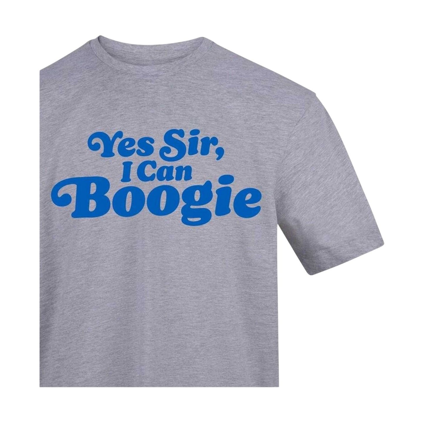Grey - Side - AWD Mens Yes Sir, I Can Boogie T-Shirt