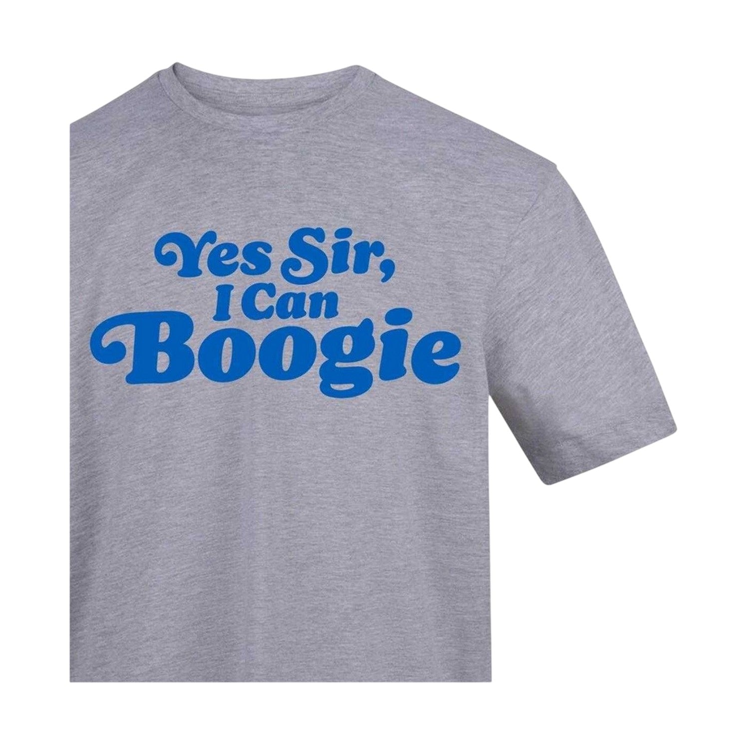 Grey - Side - AWD Mens Yes Sir, I Can Boogie T-Shirt