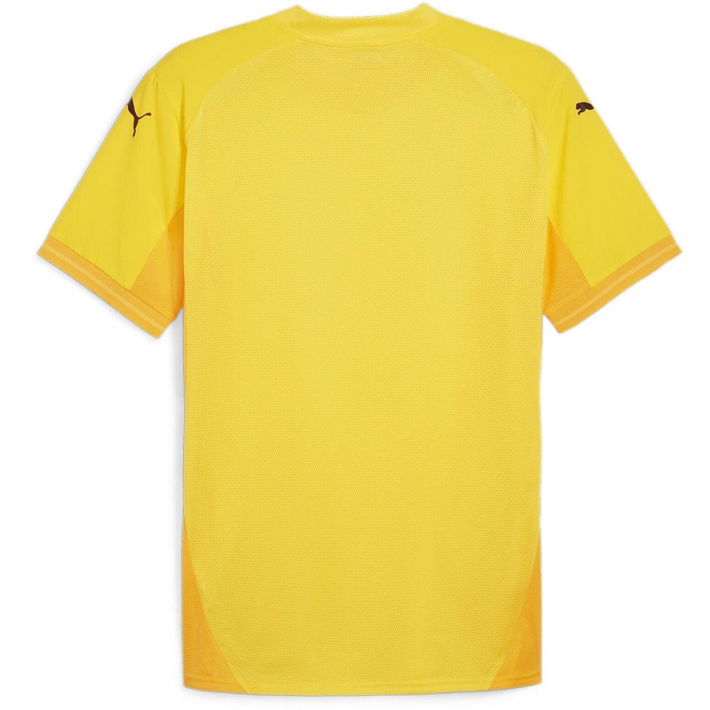 Yellow-Black - Back - Puma Mens TeamFinal Jersey T-Shirt
