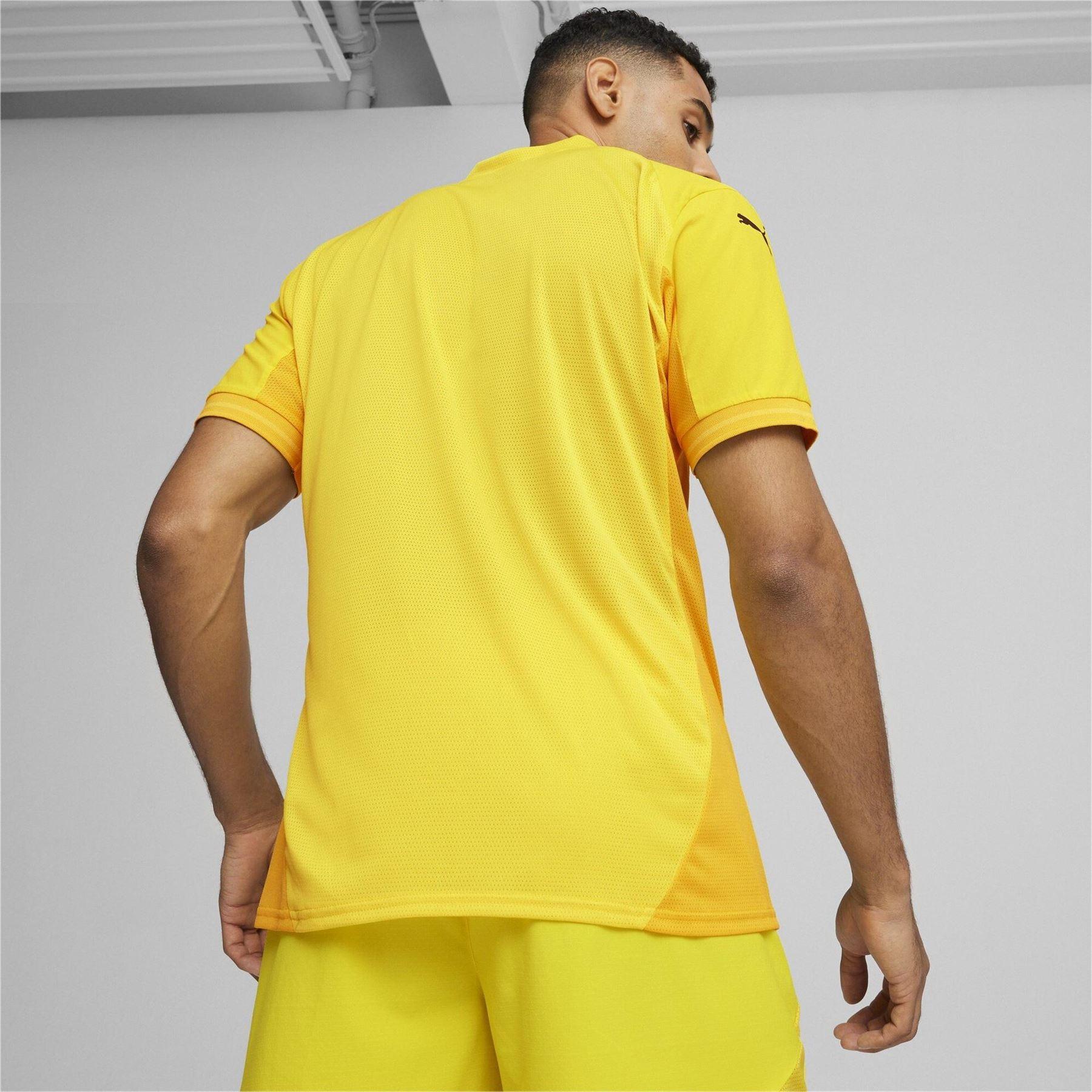 Yellow-Black - Lifestyle - Puma Mens TeamFinal Jersey T-Shirt