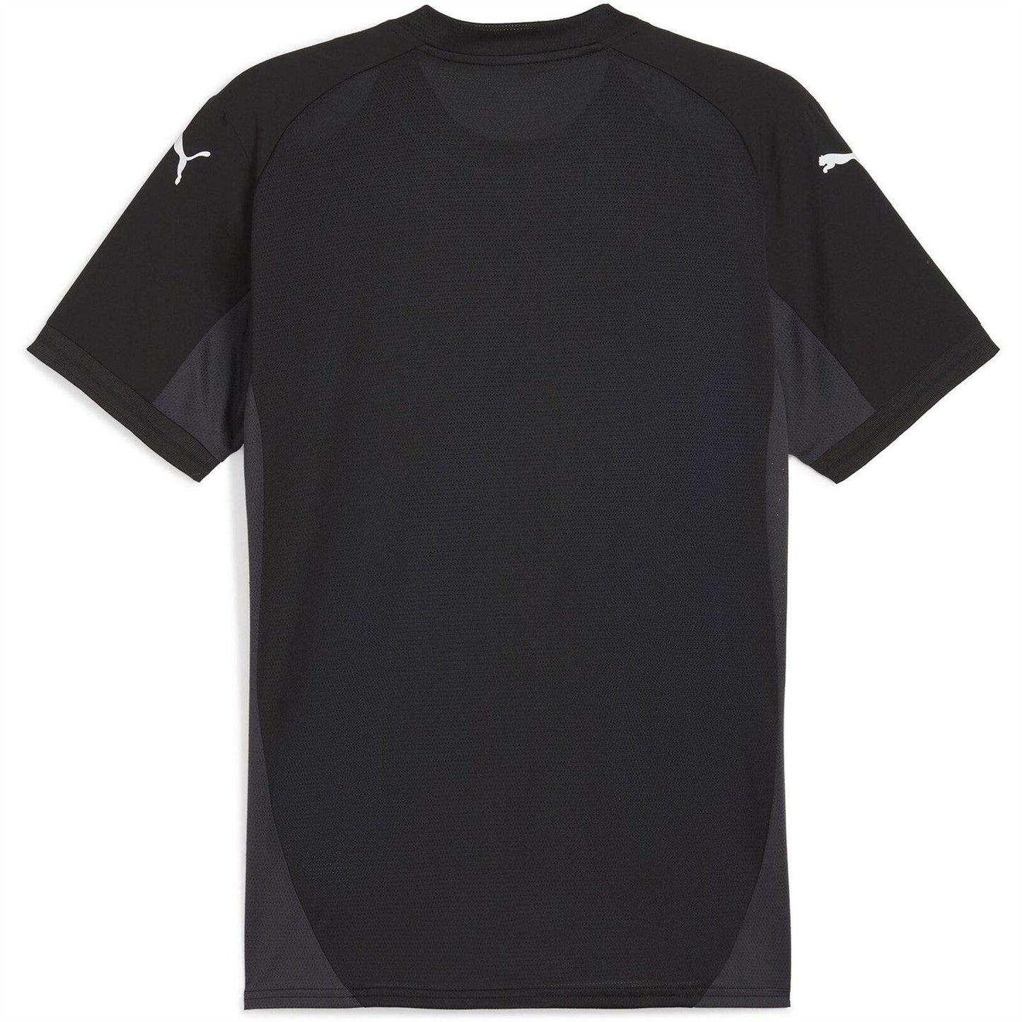 Black-White-Grey - Back - Puma Mens TeamFinal Jersey T-Shirt