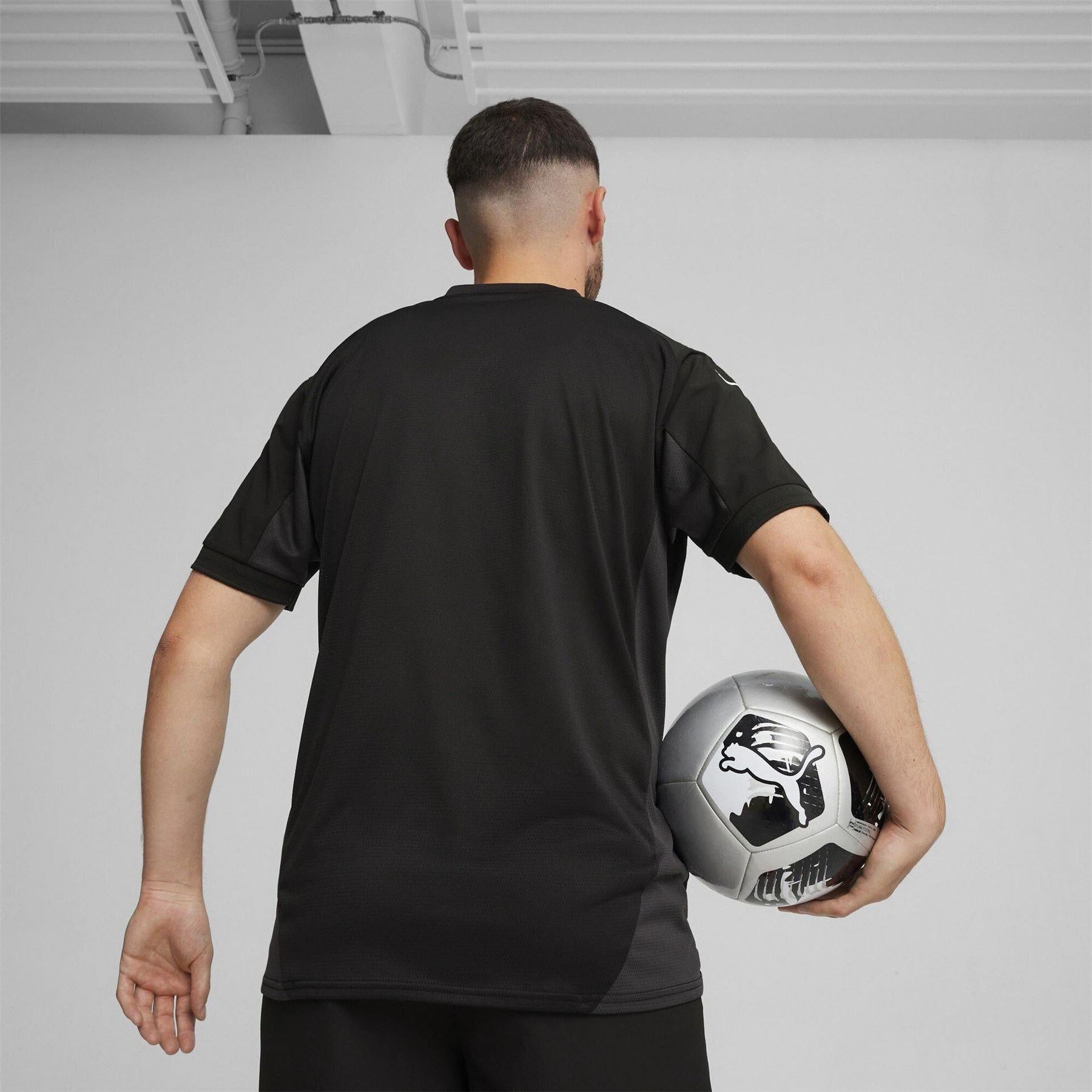 Black-White-Grey - Lifestyle - Puma Mens TeamFinal Jersey T-Shirt