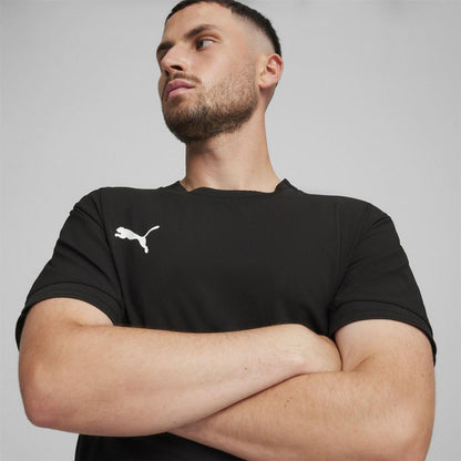 Black-White-Grey - Pack Shot - Puma Mens TeamFinal Jersey T-Shirt