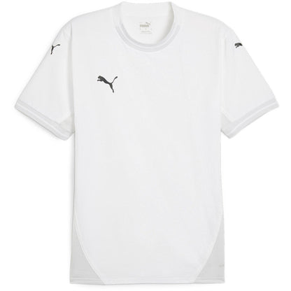 White-Blue - Front - Puma Mens TeamFinal Jersey T-Shirt