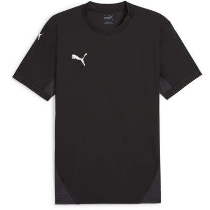 Black-White-Grey - Front - Puma Mens TeamFinal Jersey T-Shirt