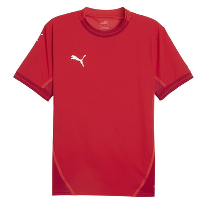 Red-White - Front - Puma Mens TeamFinal Jersey T-Shirt