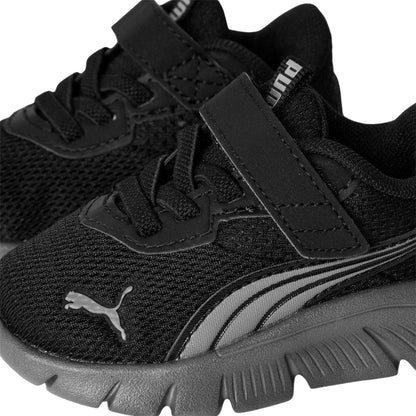 Black-Silver-Grey - Lifestyle - Puma Childrens-Kids FlexFocus Trainers
