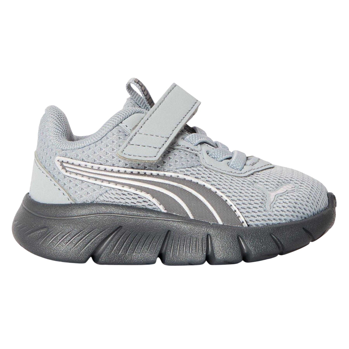 Grey-Silver - Front - Puma Childrens-Kids FlexFocus Trainers