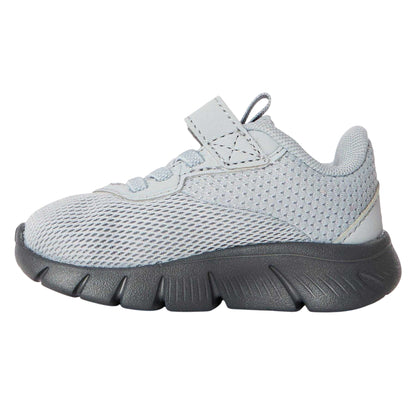 Grey-Silver - Back - Puma Childrens-Kids FlexFocus Trainers