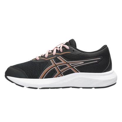 Black-Peach - Side - Asics Childrens-Kids Contend 9 PS Shoes