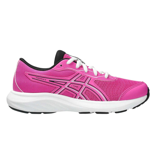 Pink-Black - Front - Asics Childrens-Kids Contend 9 PS Shoes