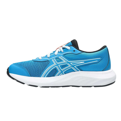 Aegean Blue-Grey - Side - Asics Childrens-Kids Contend 9 PS Shoes